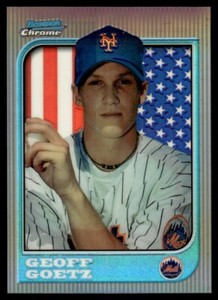 1997 Bowman Chrome International Refractors Geoff Goetz New York Mets #289