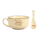 KAKAO FRIENDS Brunch Cereal Ceramic Bowl & Spoon Set - Choonsik