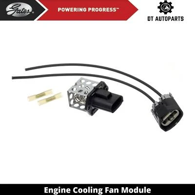 For 2009-2013 GMC Sierra 1500 Engine Cooling Fan Module Gates 2010 2011 2012 - Image 1 of 4