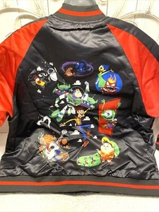 2020 Disney LootCrate PIXAR - Full Zip Satin Jacket 2XL Red/Black RARE NWT - Picture 1 of 6