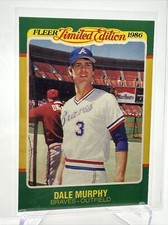 1986 Fleer Limited Edition Dale Murphy Baseball Card #31 NM-MT FREE SHIPPING