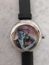 Vintage Centric Elvis Watch with Leather Band - Circa 2000-Closeout   SOLD AS IS