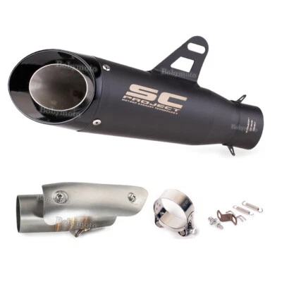 Exhaust Muffler Tips Mid Link Pipe System For Suzuki GSXR1000 2012-2024 - Image 1 of 4