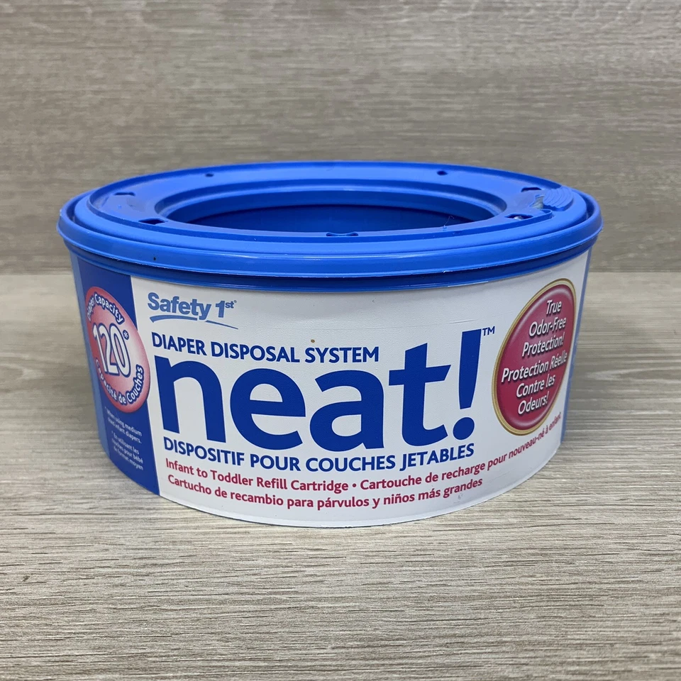 Safety First Peat! Sistema de eliminación de pañales cartucho de recarga capacidad 120 ¡Nuevo! Foto 1 de 4