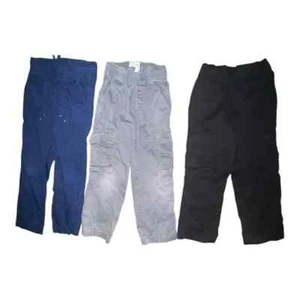 Children's Place Crazy 8 Lot of 4 Cargo Pants Black Blue Gray Boys 6 EUC - Picture 1 of 7