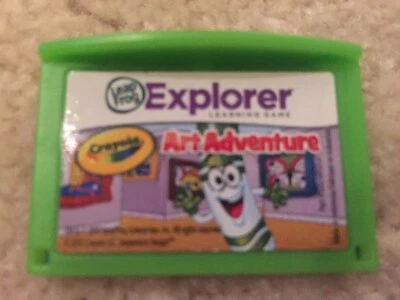 Leapfrog Leapster Explorer, LeapPad Learning Game: CRAYOLA ART ADVENTURE - Image 1 of 4