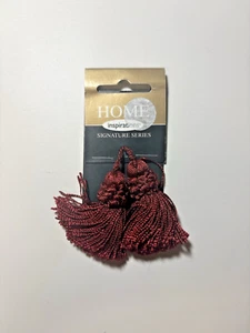 Brand New Maroon 2" Rayon Tassel from Wrights (2 Pieces) - Picture 1 of 2