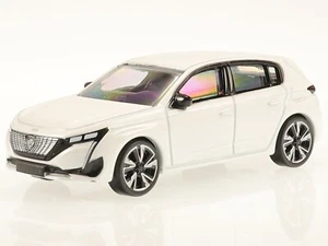 Peugeot 308 2021 pearl white metallic modelo de coche 310613 Norev 3inch - Imagen 1 de 4