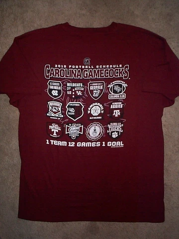 South Carolina Gamecocks ncaa Football Jersey Shirt Adult MENS/MEN'S (L-LG-LARGE Cover