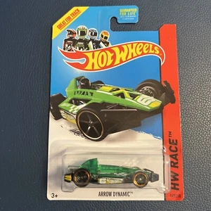 2014 Hot Wheels HW RACE Arrow Dynamic Col. #162 (Green Version) - Picture 1 of 2