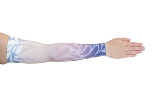 INSPIRATION Compression Sleeve by LYMPHEDIVAS, Gauntlet Option, ANY SZ/LEVEL New - Picture 1 of 9