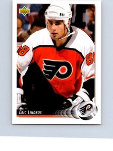 HOCKEY CARD UPPER DECK 1992-93 PHILADELPHIA FLYERS ERIC LINDROS  NO18