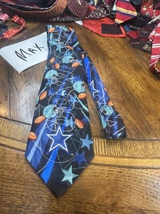 👔❤️ COWBOYS FOOTBALL DRESS SUIT DESIGNER NECKTIE TIE FREE SHIPPING 👔❤️ - Picture 1 of 4