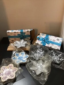 Temptation Snowflake Butter Pats 6 New 2 Boxes - Picture 1 of 4