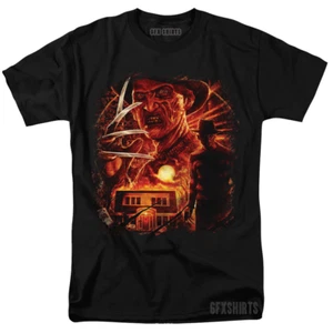Freddy Krueger Nightmare on Elm Street Horror Holloween Movie Graphic T-Shirt - Picture 1 of 1