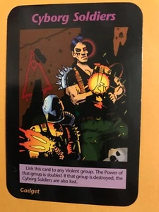 CYBORG SOLDIERS : Illuminati INWO CCG Resource card,1995 UNLIMITED TCG; Rare - Picture 1 of 5