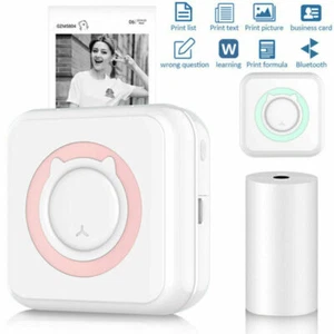 Tragbarer Mini-Thermodrucker im Taschenformat Fotoetiketten Bluetooth 5.0-Druck - Bild 1 von 17