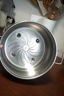 SCOLAPASTA CUOCIVAPORE BARAZZONI TUMMY in acciaio cm 23 made in italy  leggi - Immagine 1 di 2