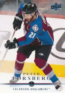 2008-09 Upper Deck #298 PETER FORSBERG - Colorado Avalanche