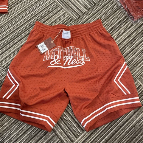 NEW MITCHELL AND NESS TEXAS LONGHORNS COLOR WAY BOLD M&N SHORT XL Cover