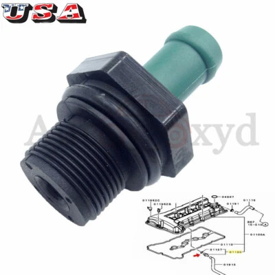 Válvula PCV 1035A422 6P1361 para Mitsubishi Lancer 2.0L-L4 Outlander Eclipse nova - Imagem 1 de 4