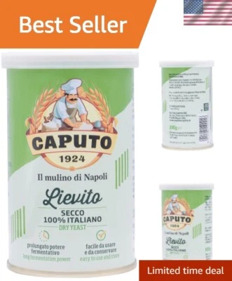 Levadura seca activa 3,5 oz opción sin gluten para hornear pan y pizza Foto 1 de 4