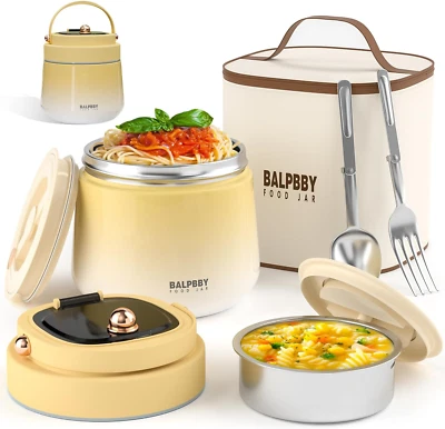 Termos Para Comida Grande Caliente Calentador De Portatil Acero Inoxidable Nuevo Foto 1 de 4