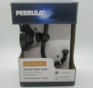 Peerless LKW35-VBR Double Robe Hook Lockhart Bath Hardware Accessory New - Picture 1 of 4