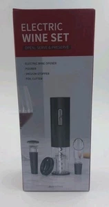 Rechargeable Electric Wine Opener with Foil Cutter, Electric Bottle Corkscrew - Picture 1 of 8