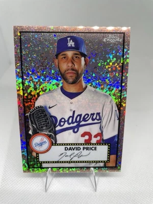 Topps 2021 cromo platino - mini diamantes oro rosa ref #444 David Price/75 Foto 1 de 2