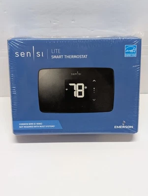 Sensi Lite ST25U Wi-Fi Smart Programmable Thermostat - Black Sealed  - Image 1 of 4