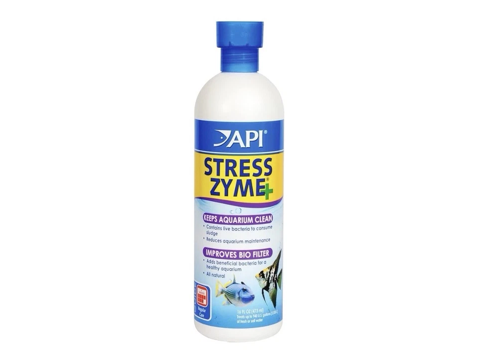 Solución de limpieza de acuarios de agua dulce y salada Api Stress Zyme 16 Foto 1 de 1