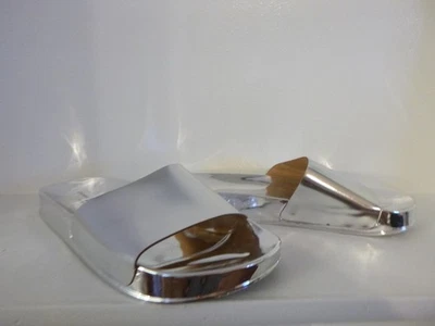 ZAPATOS PLANOS CHINOS LAVANDERÍA PLATA ESPEJO DESLIZABLE TALLA 7 NUEVOS Foto 1 de 4