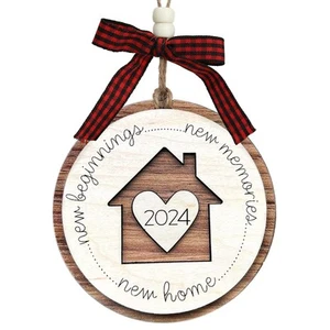 Christmas Ornament Decorations 2024, House Warming Gifts New Home Decor House... - Picture 1 of 7