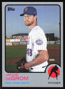 2021 Topps Archives Jacob deGrom #106 Silver Foil #'d /99 New York Mets - Picture 1 of 2
