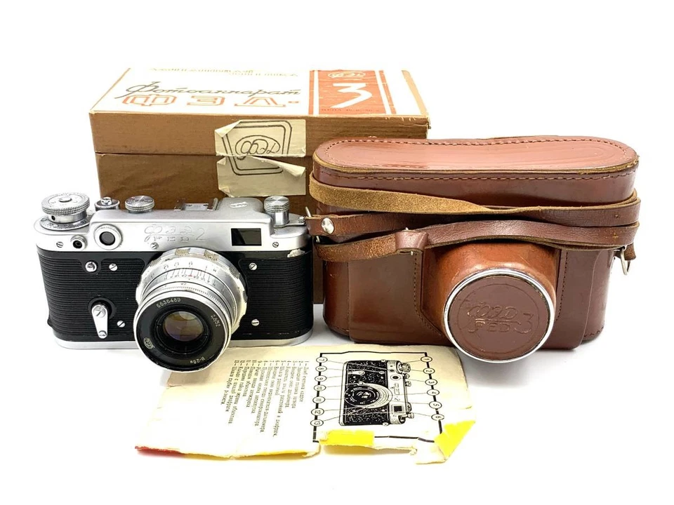 LEICA FED-2 Industar 26M INDUSTAR LEICA TESSAR #2266B - Image 1 of 4