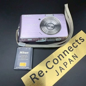 Nikon Coolpix S520 Pink Sakura 8.0MP 3x Digital Camera FROM JAPAN 【Near MINT】 - Picture 1 of 19