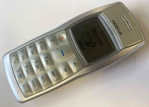 Nokia 1101 - Mobile Phone (Unlocked) RH-75 Genuine Original Silver Fully Working - Picture 1 of 8