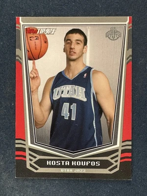 2008-09 Topps Tip-Off Red #133 Kosta Koufos Utah Jazz /2008 - Image 1 of 2