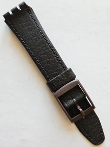 17mm - Brown Swatch Replacement Plastic Band - ( Brown Buckle / Water Resistant - Picture 1 of 3
