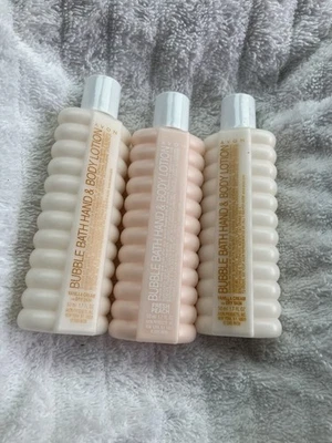 NEW/SEALED AVON MINI HAND & BODY LOTIONS 2 VANILLA CREAM 1 PEACH TRAVEL SIZE- - Image 1 of 3