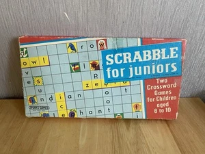 Scrabble For Juniors Spears Juegos De Colección 1959 2 Juegos En 1 Juego de Mesa - Imagen 1 de 5