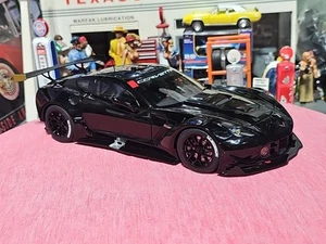  AUTOART 1/18 BLACK CHEVY CORVETTE C7.R RACE CAR BEAUTIFUL VERY NICE CAR 🚗  - Picture 1 of 24