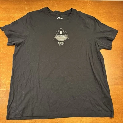 Camisa Nike Para Hombre XL Negra Kyrie Irving Dri Fit Manga Corta Pro Active Foto 1 de 4