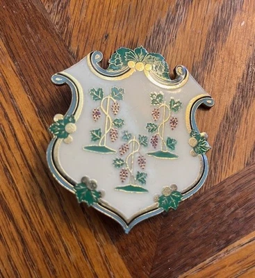 Pinback grande emblema medallón esmalte insignia de la Guardia Nacional de Connecticut Foto 1 de 4