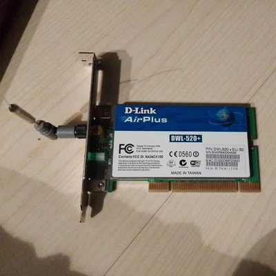 Carte PCI Sans Fil 802.11g 11/22/54Mbps DWL-G520+ - Bild 1 von 3