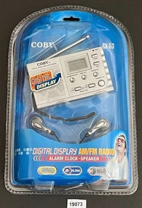 Coby CX-53 AM/FM Radio with Digital Display & Alarm Clock Factory Sealed - Picture 1 of 4