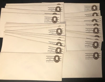Vintage Paper 4 Crafting: 1½c 1950s Stamped Envelopes, Salt Lake City UT; 25 pcs - Image 1 of 2
