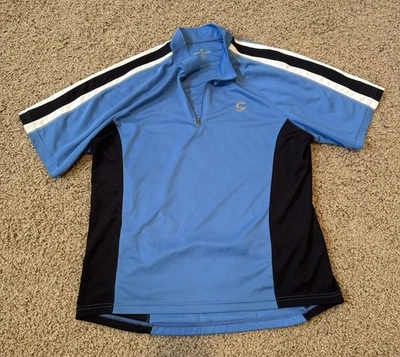 Camiseta deportiva de ciclismo Cannondale bolsillos traseros azul talla X-grande XL Foto 1 de 4