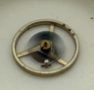 AS 976 1012 Balance Wheel Complete And Spring 29 M Watch Movement Parts NOS - Picture 1 of 5
